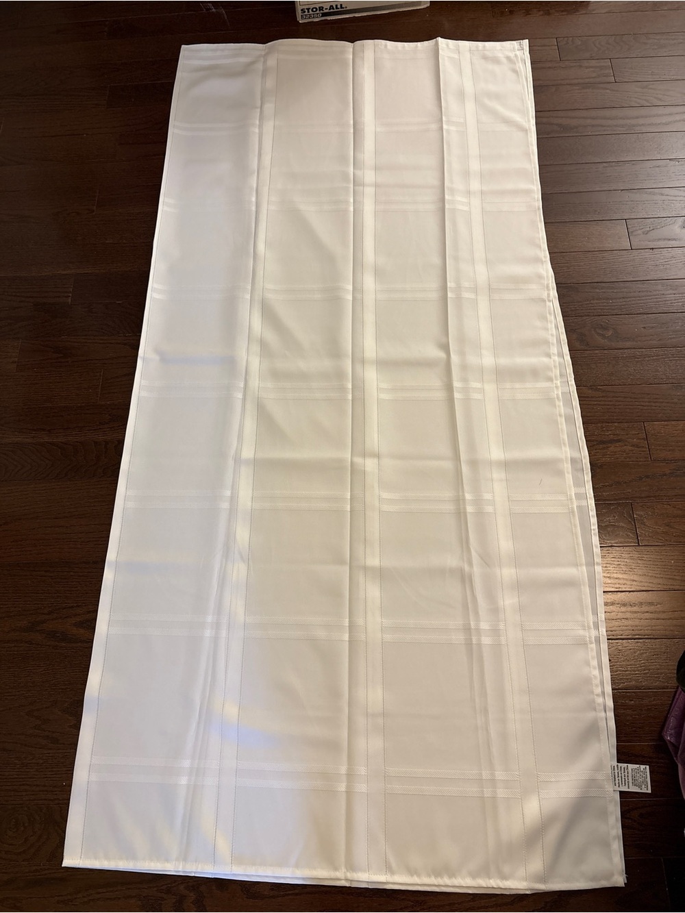 NWOT White Fabric Shower Curtain